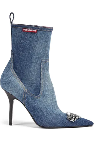 Dsquared2 Gothic 100mm denim boots