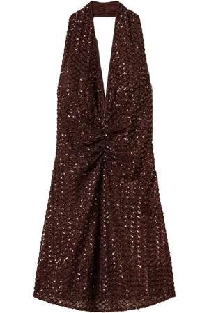 Twin-Set Sequinned mini dress