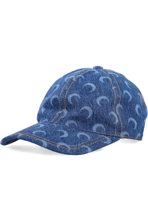 Marine Serre Crescent Moon denim baseball cap