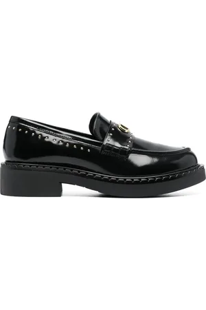 Twin-Set 40mm stud-embellished leather loafers