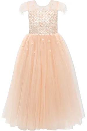 Tulleen Ayala floral embroidered tulle dress