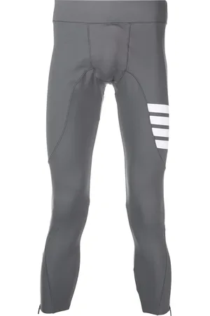 Thom Browne 4-Bar stripe lightweight compression tights