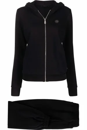 Philipp Plein Sequin embellished skull tracksuit set