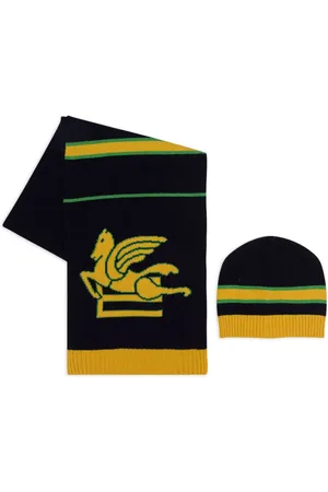 Etro Pegaso hat and scarf