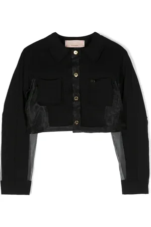 Elisabetta Franchi Panelled cropped shirt
