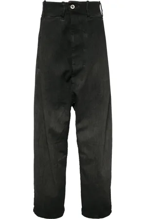 11 BY BORIS BIDJAN SABERI Flap-pocket cotton-blend trousers