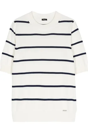 Kiton Striped cotton T-shirt