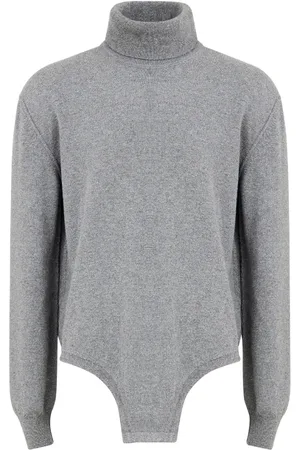 Maison Margiela Roll-neck long-sleeve knitted top