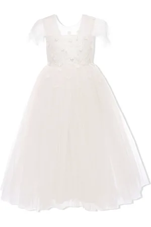 Tulleen Ayala floral embroidered tulle dress