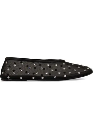Khaite Marcy crystal-embellished ballerina shoes
