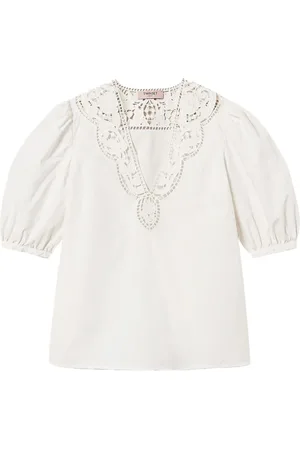 Twin-Set Broderie-anglaise blouse