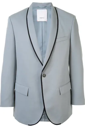Ports V Shawl-lapel single breasted blazer