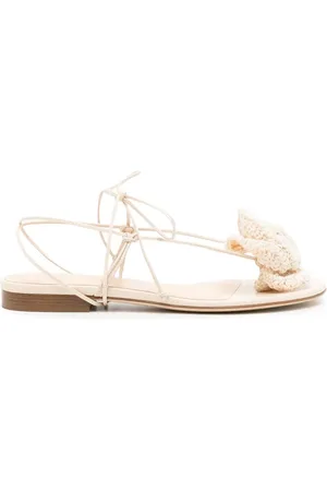 MAGDA BUTRYM Flower crochet-knit sandals