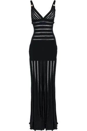 Elisabetta Franchi Semi-sheer gown