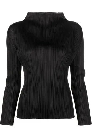 PLEATS PLEASE ISSEY MIYAKE High-neck pleated top