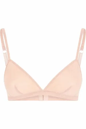 Dolce & Gabbana Jacquard tulle triangle bra