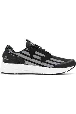 EA7 Side logo-print low-top sneakers