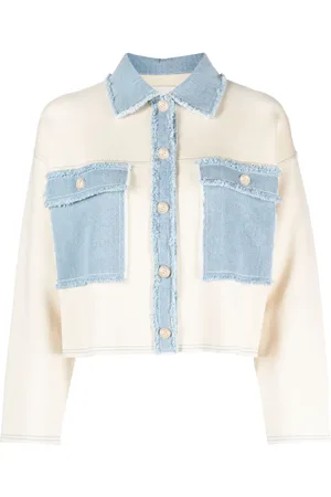 Sandro Two-tone denim jacket