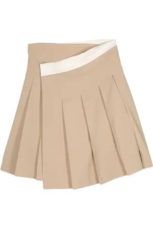 Low Classic Pleat-detail wrap skirt