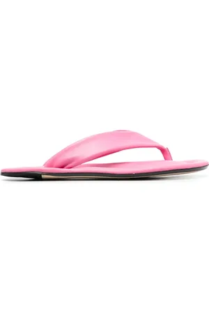 By Far Dasha leather flip flops