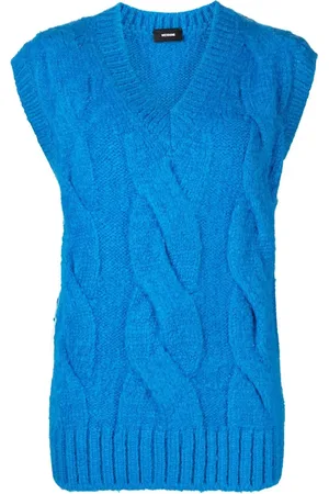 We11 Done Cable-knit knitted vest