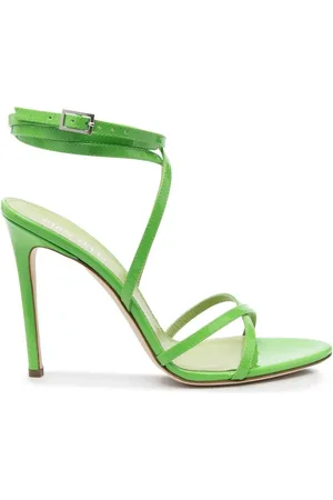 PARIS TEXAS 110mm lace-up sandals