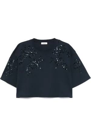 Sandro Rhinestone-embellished T-shirt