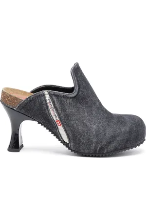 Diesel D-Woodstock W 80mm denim mules