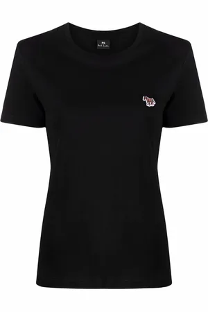 Paul Smith Embroidered zebra-logo T-shirt