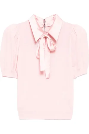 ALICE+OLIVIA Chase puff sleeve top