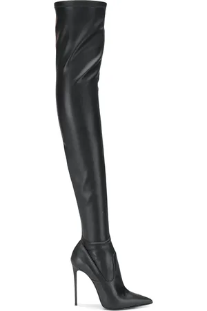 LE SILLA Eva thigh-high leather boots