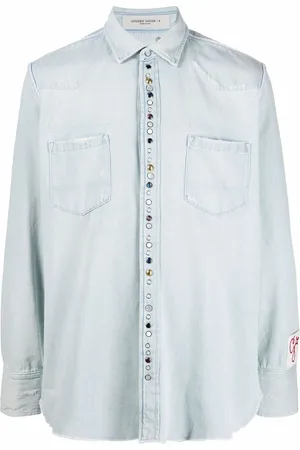 Golden Goose Golden Collection bleached denim shirt
