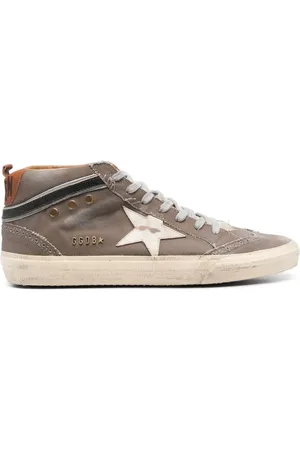 Golden Goose Mid Star distressed-effect sneakers