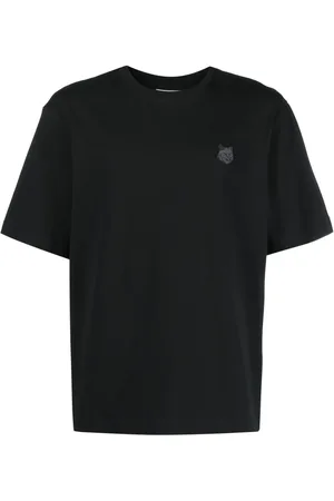 Maison Kitsuné Fox-patch cotton T-shirt