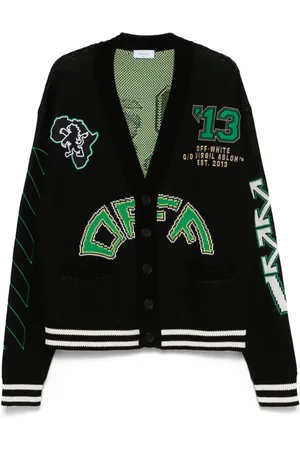 OFF-WHITE Patch-detailing cardigan