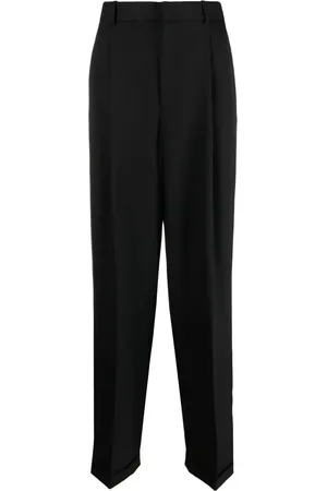 Ralph Lauren Pressed-crease straight-leg trousers