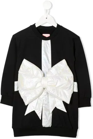 Wauw Capow by Bangbang Bow-detail sweater dress