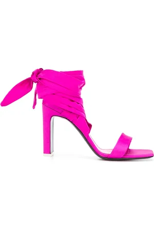 The Attico Wraparound ankle tie sandals
