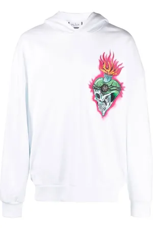 Philipp Plein Love Tattoo long-sleeve hoodie