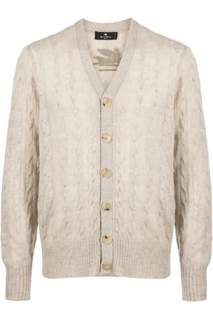 Etro Cable-knit cashmere cardigan