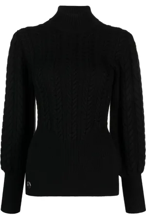 Philipp Plein Cable-knit high-neck jumper
