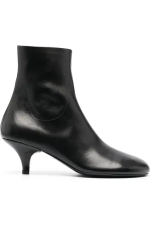 MARSÈLL Smooth grain round-toe leather boots