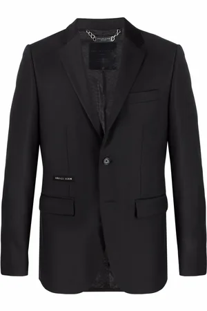 Philipp Plein Crystal Skull single-breasted blazer