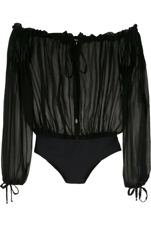 AMIR SLAMA Off-shoulder ruched body