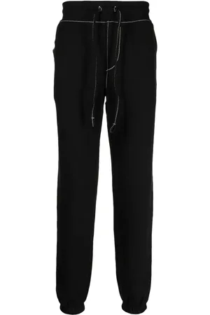 True Religion Big T contrast-stitch track pants