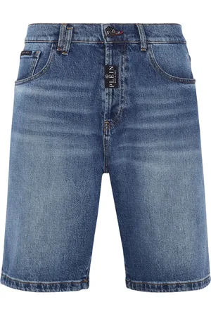 Philipp Plein Formentera low-rise denim shorts