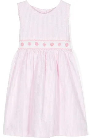 SIOLA Gingham-check seersucker dress