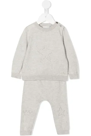 MARIE CHANTAL Star-motif knitted babygrow set