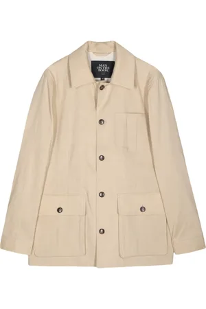 MAN ON THE BOON. Textured field jacket