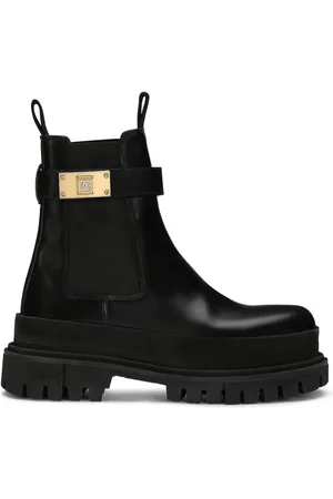 Dolce & Gabbana Logo-strap Chelsea boots